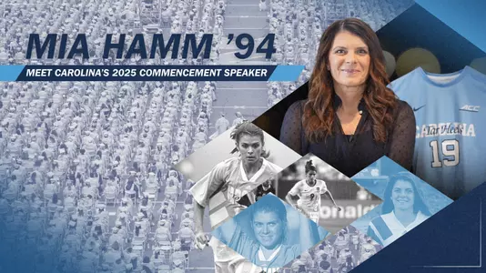 Mia Hamm Commencement 2025 graphic
