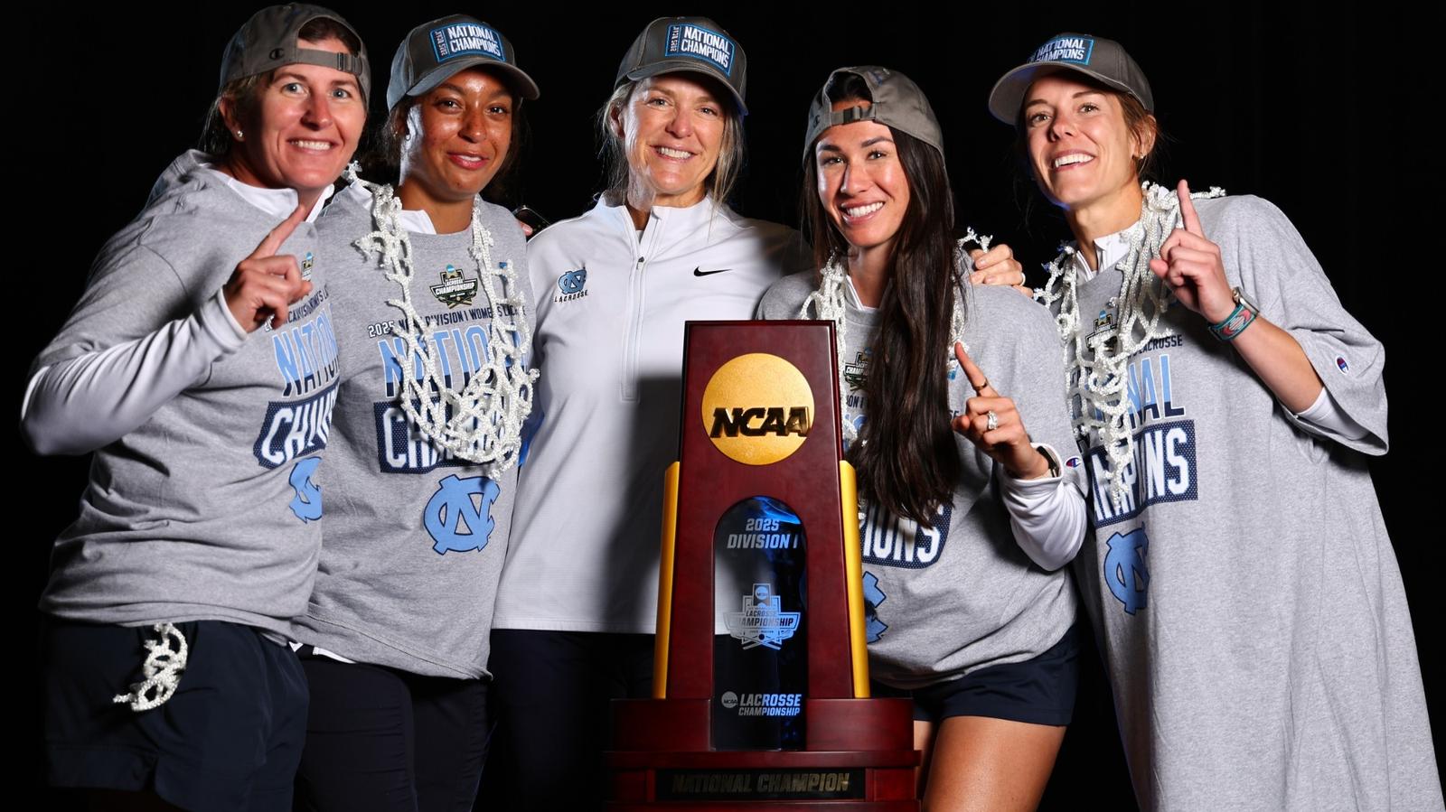 Tar Heel Women’s Lacrosse Staff Tabbed IWLCA Coaching Staff Of The Year Tar Heel Women’s Lacrosse Staff Tabbed IWLCA Coaching Staff Of The Year