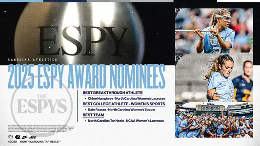 2025 ESPY nominees graphic