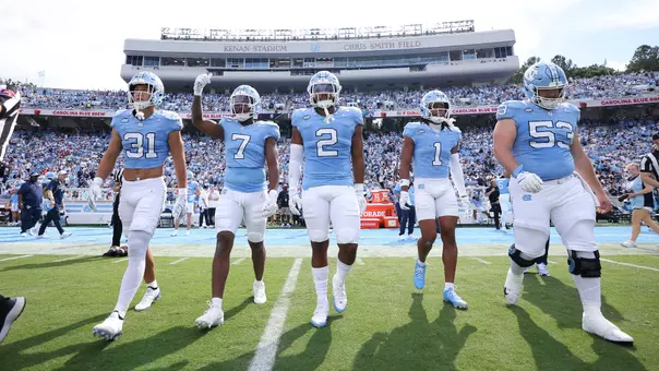 Christo Kelly, Thaddeus Dixon, Andrew Simpson, Khmori House, Will Hardy
University of North Carolina Football v Richmond
Kenan Stadium
Chapel Hill, NC
Saturday, September 13, 2025