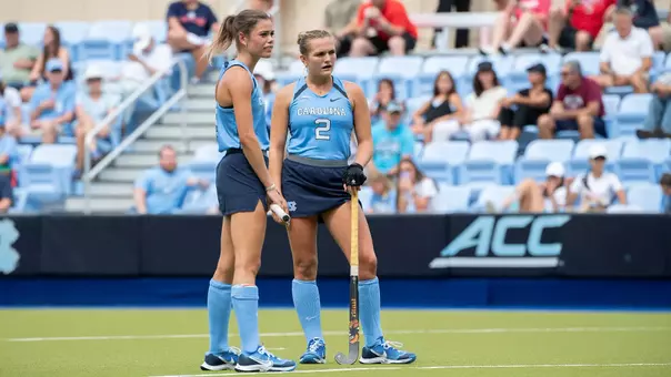 Charly Bruder, Sanne Hak University of North Carolina Field Hockey v Liberty Karen Shelton Stadium Chapel Hill, NC Sunday, September 14, 2025