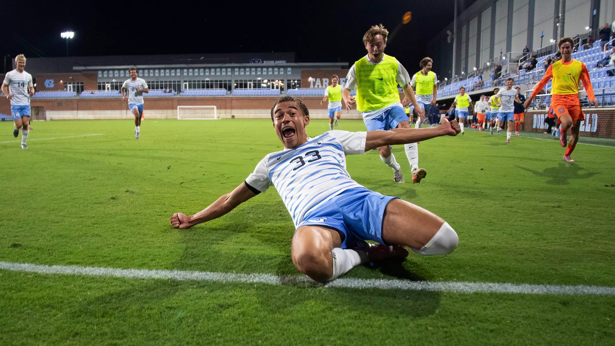 Riley Berge 
University of North Carolina Men’s Soccer v Memphis 
Dorrance Field 
Chapel Hill, NC 
Tuesday, September 16, 2025