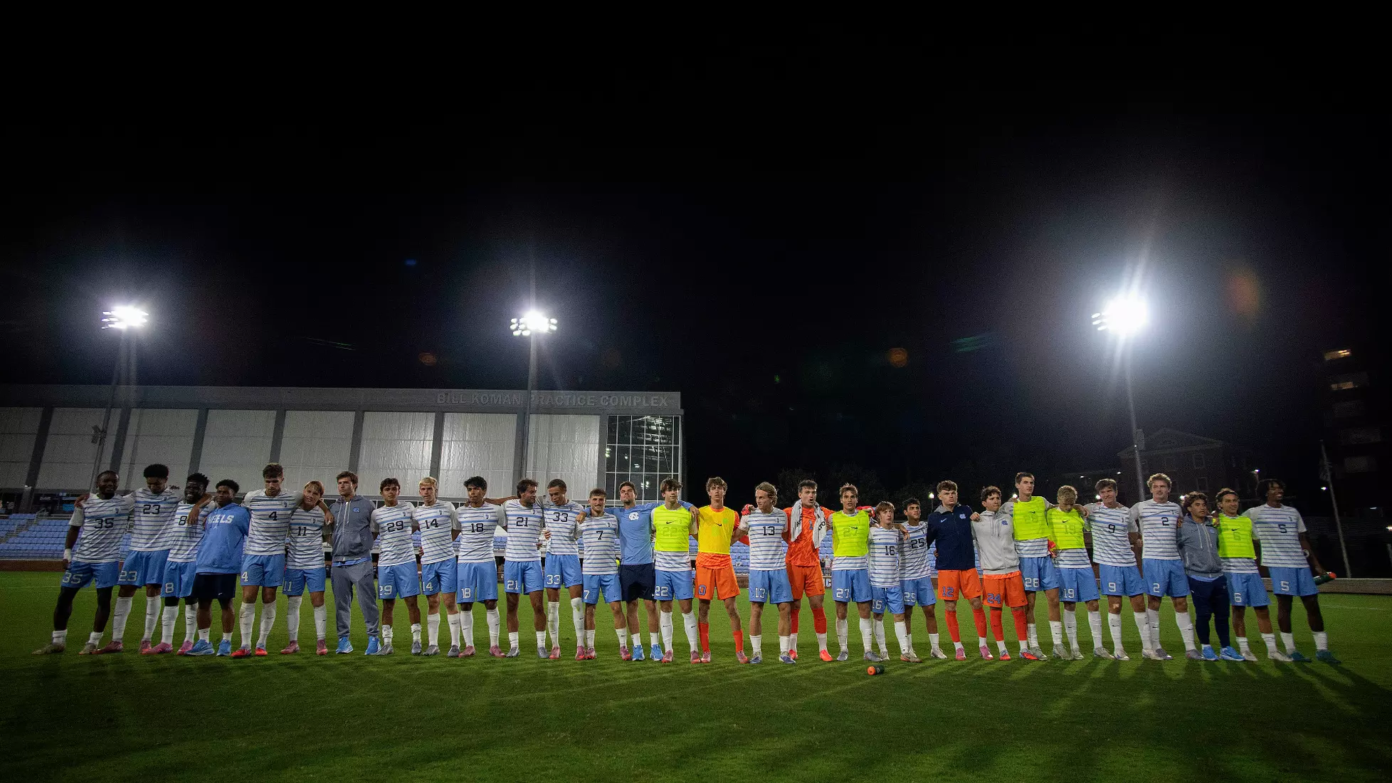 alma mater 
University of North Carolina Men’s Soccer v Memphis 
Dorrance Field 
Chapel Hill, NC 
Tuesday, September 16, 2025