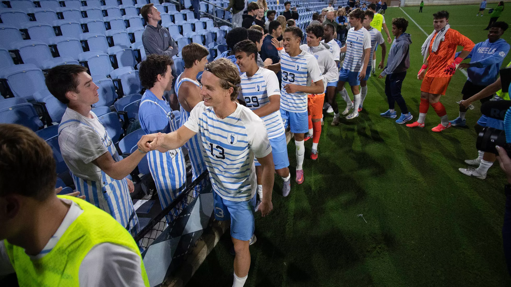 postgame 
University of North Carolina Men’s Soccer v Memphis 
Dorrance Field 
Chapel Hill, NC 
Tuesday, September 16, 2025