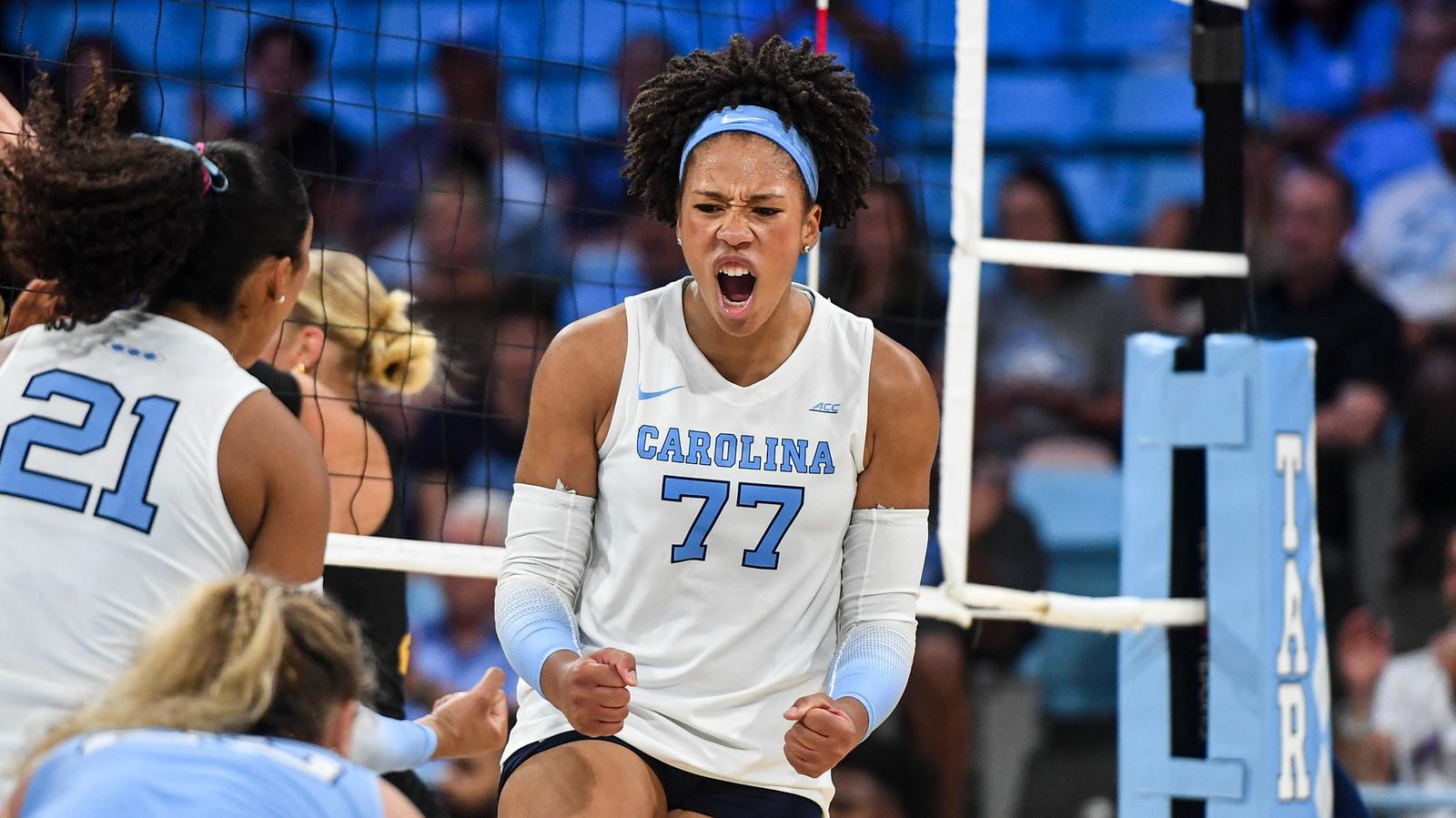 Cora Thompson Volleyball Beats ECU Behind Career Day From Thorpe - University of ...