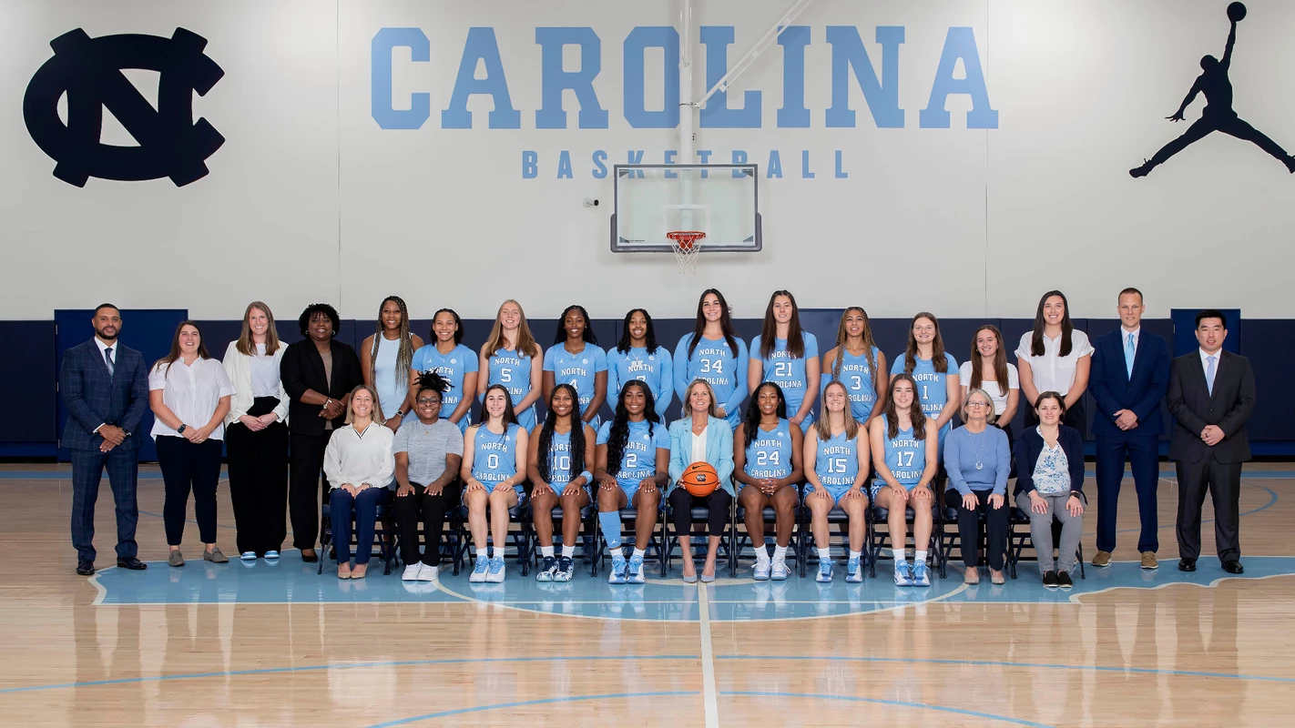 2025-2026 team
University of North Carolina Women’s Basketball
Carmichael Arena
Chapel Hill, NC
Monday, September 15, 2025