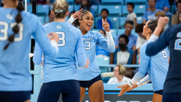 Celebration
University of North Carolina Volleyball
Carmichael Arena
Chapel Hill, NC
Sunday, September 7, 2025