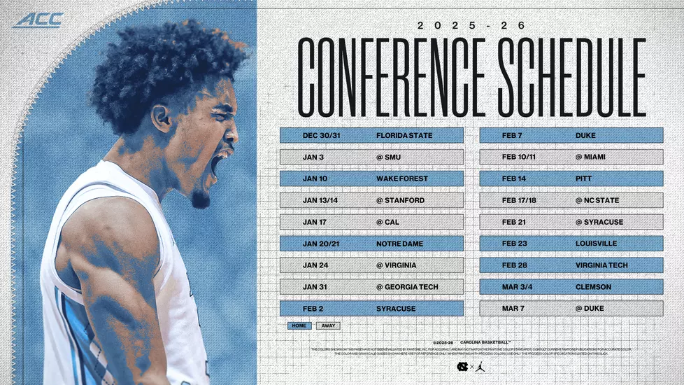 UNC Men's Basketball Releases 2025-26 ACC Schedule UNC Men's Basketball Releases 2025-26 ACC Schedule