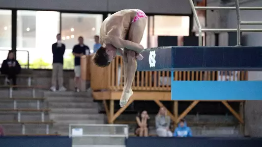 Ciro Mejia
3-meter dive
University of North Carolina Swimming & Diving v Boston College, UNC-W; Wilmington
Koury Natatorium
Chapel Hill, NC
Friday, January 9, 2026