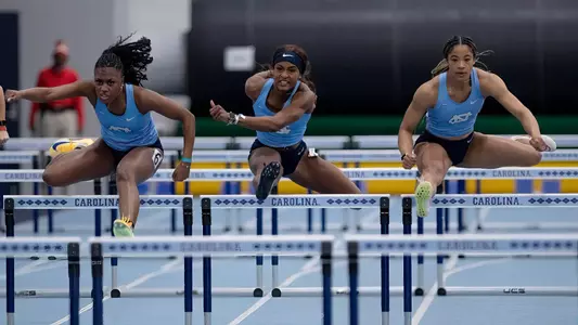 Kalani Witherspoon, center
60-meter hurdles
University of North Carolina Track & Field
Dick Taylor Carolina Challange
Eddie Smith Field House
Chapel Hill, NC
Saturday, January 17, 2026