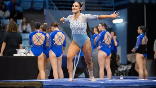 Jessica Naranjo
floor exercise
University of North Carolina Gymnastics v Pittsburgh; Pitt
Carmichael Arena
Chapel Hill, NC
Friday, January 23, 2026
