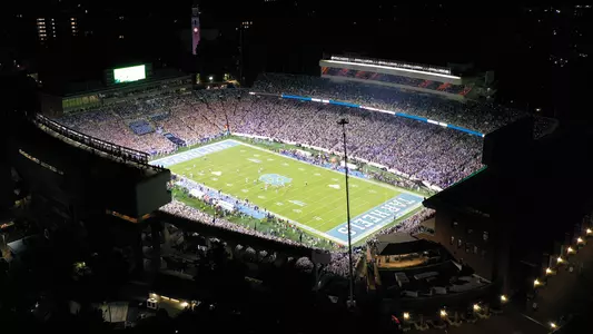 Kenan Stadium Aerial Photo from TCU Game