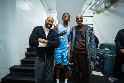 Kenny Smith, Caleb Wilson and Charlie Scott at Georgia Tech
