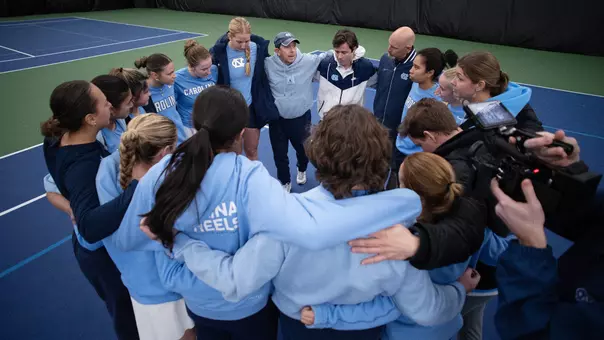 huddle
University of North Carolina Women’s Tennis v North Carolina State; NCSU
Cary Tennis Center
Cary, NC
Friday, January 30, 2026