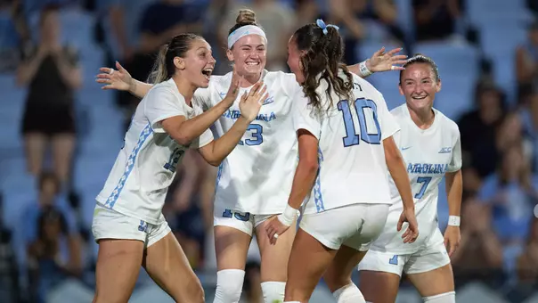 Summer Denigan, Lillian Blum, Bella Devey, Sealey Strawn
University of North Carolina Women’s Soccer v Notre Dame
Dorrance Field
Play2Dream Legacy Field
Chapel Hill, NC
Friday, October 2, 2026