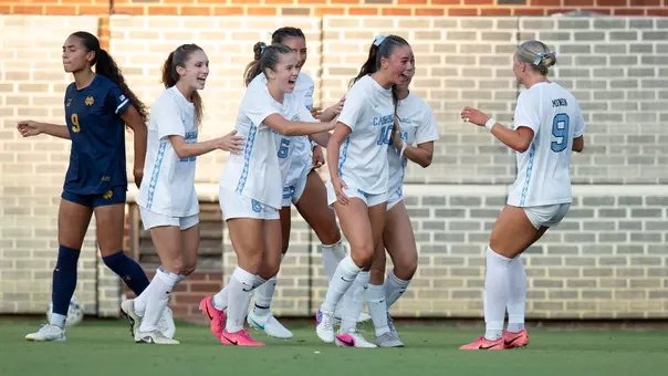 Bella Devey, celebration
University of North Carolina Women’s Soccer v Notre Dame
Dorrance Field
Play2Dream Legacy Field
Chapel Hill, NC
Friday, October 2, 2026