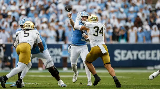 Billy Edwards Jr.
University of North Carolina Football v Notre Dame
Kenan Stadium
Chapel Hill, NC
Saturday, October 3, 2026