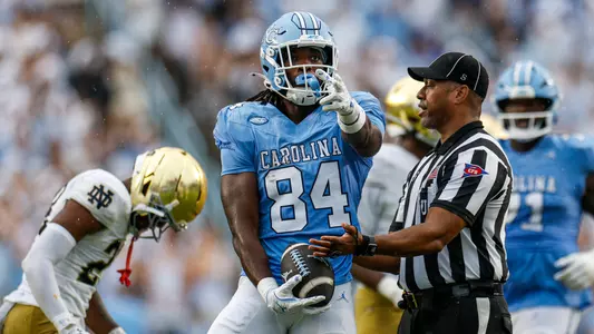 Jaden Jefferson
University of North Carolina Football v Notre Dame
Kenan Stadium
Chapel Hill, NC
Saturday, October 3, 2026