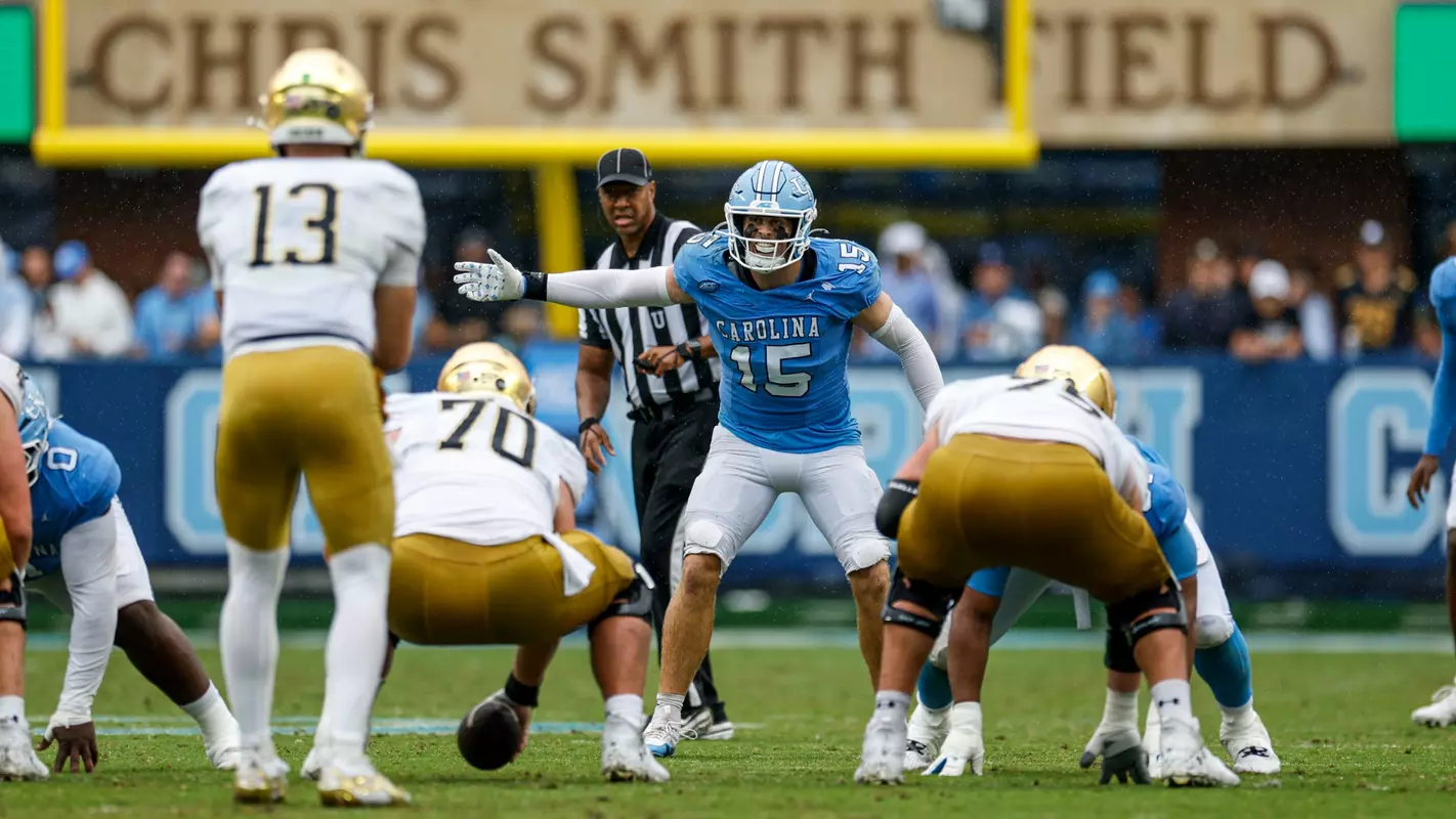 Derek McDonald University of North Carolina Football v Notre DameKenan StadiumChapel Hill, NCSaturday, October 3, 2026