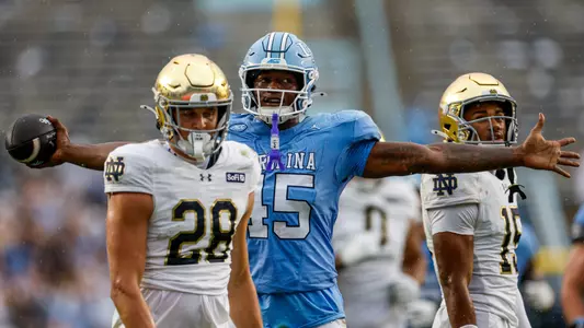 Jelani Thurman
University of North Carolina Football v Notre Dame
Kenan Stadium
Chapel Hill, NC
Saturday, October 3, 2026