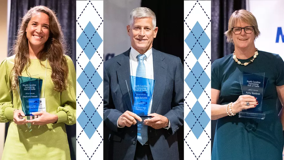 Three Tar Heel Legends Inducted Into N.C. Swimming Hall Of Fame Three Tar Heel Legends Inducted Into N.C. Swimming Hall Of Fame