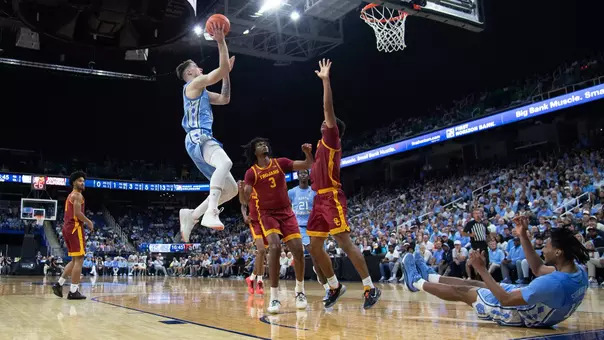 Neo Avdalas
University of North Carolina Men’s Basketball v University of Southern California; USC; Southern Cal
First Horizon Coliseum
Greensboro, NC
Friday, October 9, 2026