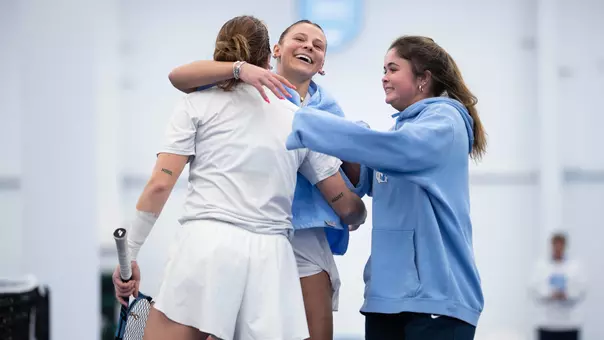 Anna Frey, Susanna Maltby, Reese Brantmeier
University of North Carolina Women’s Tennis v Georgia
Chewning Tennis Center
Chapel Hill, NC
Sunday, February 1, 2026