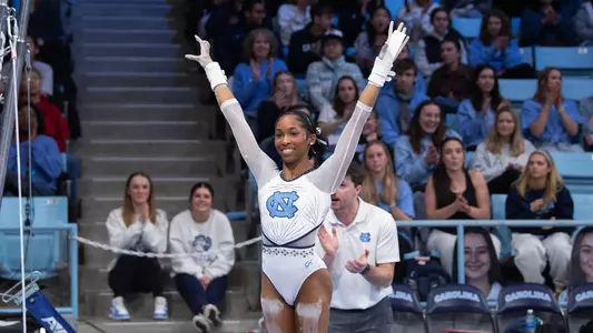 Kaya Forbes
uneven bars
University of North Carolina Gymnastics v Stanford
Carmichael Arena
Chapel Hill, NC
Sunday, January 18, 2026