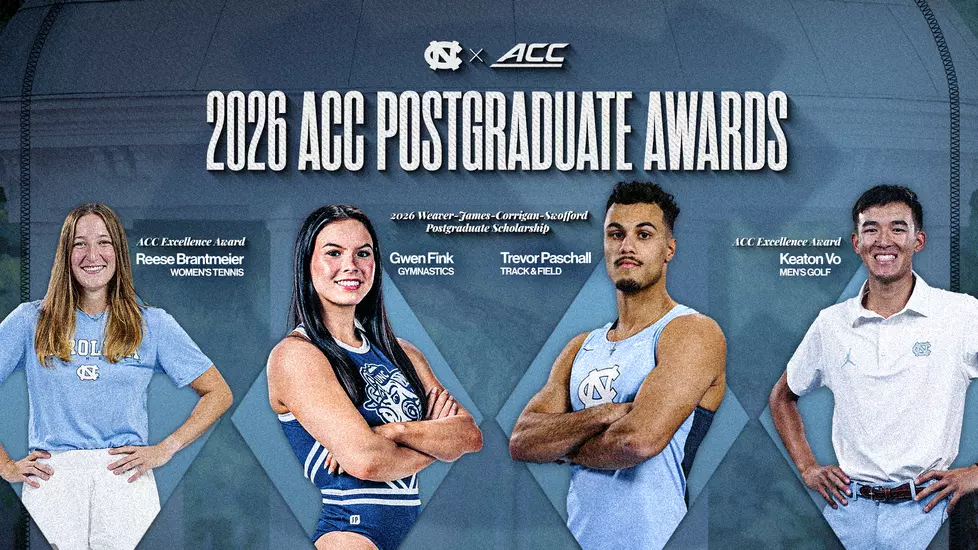 Four Tar Heels Honored With ACC Postgraduate Scholarship Recognition Four Tar Heels Honored With ACC Postgraduate Scholarship Recognition