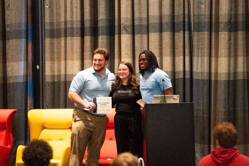 Two UNC Football Players Honored At Uplifting Athletes Leadership Development Conference Two UNC Football Players Honored At Uplifting Athletes Leadership Development Conference