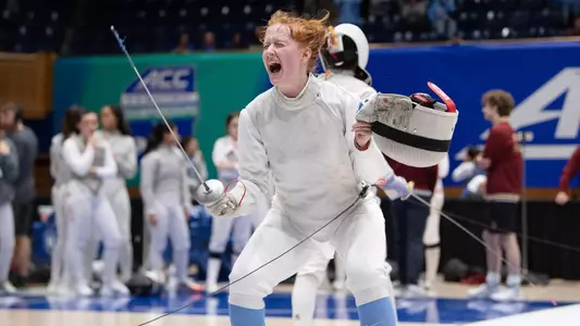 Fiona Lee
foil
University of North Carolina Fencing
ACC Championships
Cameron Indoor Stadium
Durham, NC
Saturday, February 21, 2026