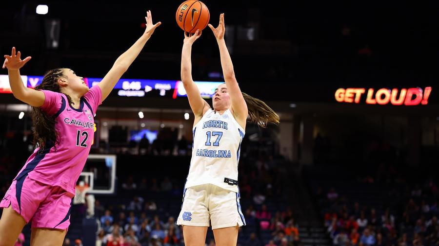 UNC Women's Basketball buries record 16 3s vs. Virginia, clinches No. 3 seed in ACC tournament UNC Women's Basketball buries record 16 3s vs. Virginia, clinches No. 3 seed in ACC tournament