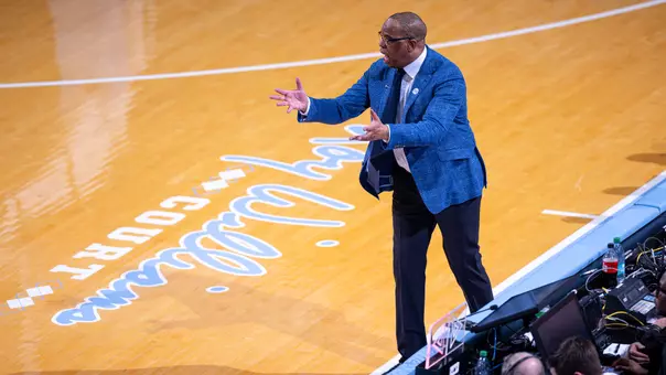 Hubert Davis
University of North Carolina Men's Basketball
vs Virginia Tech
Dean Smith Center
Chapel Hill, NC
Saturday, February 28, 2026