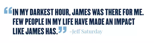 Jeff Saturday on James Spurling