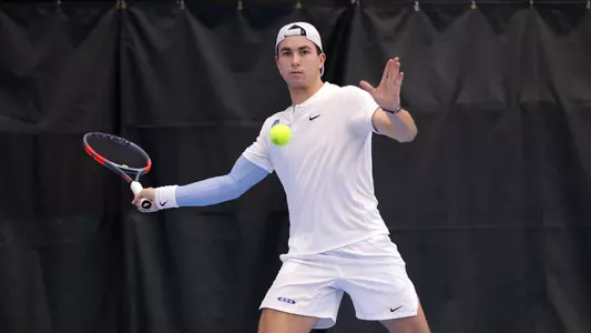 Chapel Hill, NC – Feb 8: NCAA Men's Tennis - Princeton at North Carolina at Chewning Tennis Center in Chapel Hill, NC on February 8, 2026. (Credit: Andy Mead/YCJ)