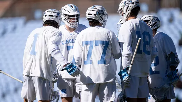 Huddle
University of North Carolina Men’s Lacrosse v Jacksonville
Dorrance Field
Chapel Hill, NC
Saturday, February 7, 2026