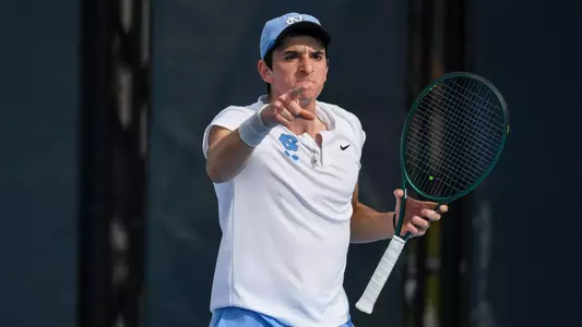 Constantinos Djakouris
University of North Carolina Men’s Tennis v Cal
Chewning Tennis Center
Chapel Hill, NC
Sunday, March 1st, 2026
Dalton T. Wainscott