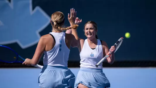 Susanna Maltby, Maddy Zampardo
University of North Carolina Women's Tennis v Notre Dame
Chewning Tennis Center
Chapel Hill, NC
Friday, March 13, 2026