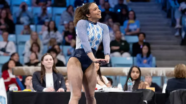 Sydney Seabrooks
floor routine
University of North Carolina Gymnastics v Penn State, Nebraska
Carmichael Arena
Chapel Hill, NC
Friday, March 13, 2026