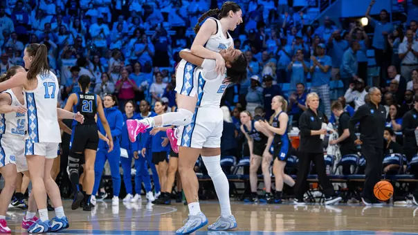 Celebration
University of North Carolina Women's Basketball vs Duke
Carmichael Arena
Chapel Hill, NC
Sunday, March 1, 2026