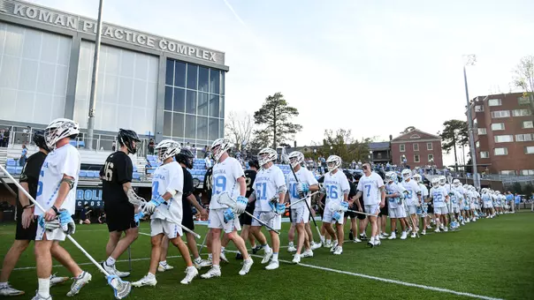 Postgame Handshakes
University of North Carolina Men’s Lacrosse v Army
Dorrance Field
Chapel Hill, NC
Saturday, March 21st, 2026
Dalton Wainscott