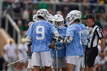 MLAX Huddle at Notre Dame 4.11.26