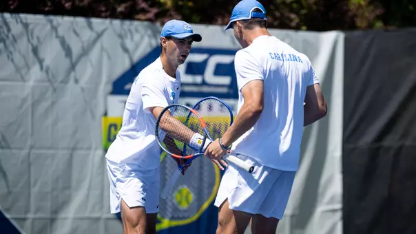 Logan Zapp, Ian Mayew
University of North Carolina Men's Tennis
vs Virginia Tech
Carry Tennis Park
Cary, NC
Wednesday, April 15, 2026