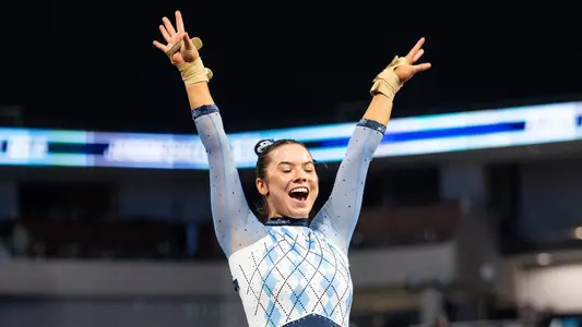 Gwen Fink at NCAA Gymnastics Nationals
