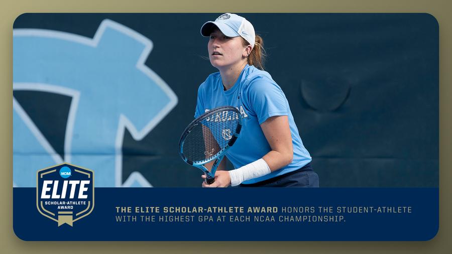 UNC Women's Tennis: Reese Brantmeier Wins Second Consecutive NCAA Elite Scholar-Athlete Award UNC Women's Tennis: Reese Brantmeier Wins Second Consecutive NCAA Elite Scholar-Athlete Award