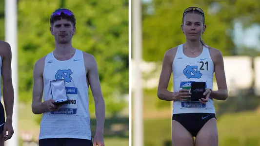 Tomer Tarragano and Vera Sjoberg pose on the podium
