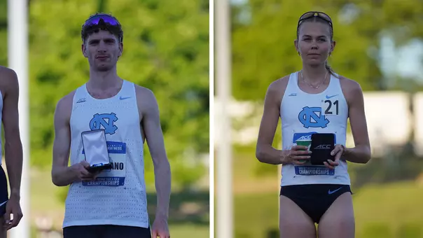 Tomer Tarragano and Vera Sjoberg pose on the podium