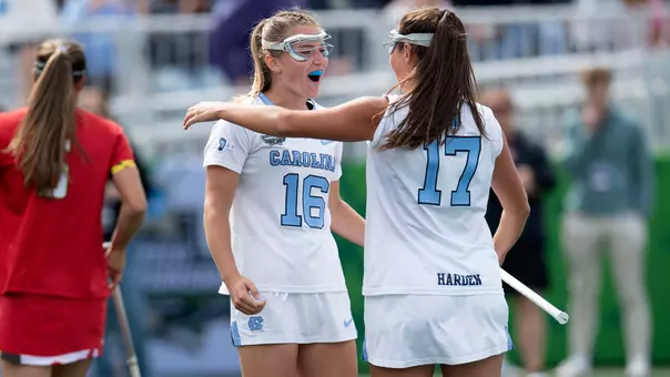 Addison Pattillo, Kaleigh Harden
University of North Carolina Women’s Lacrosse v Maryland
NCAA Final Four
Northwestern Medicine Field at Martin Stadium
Evanston, Illinois
Friday, May 22, 2026