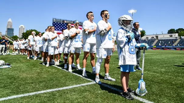 National Anthem
University of North Carolina Men’s Lacrosse v Virginia
ACC Tournament
American Legion Memorial Stadium
Charlotte, NC
Sunday, May 3rd, 2026