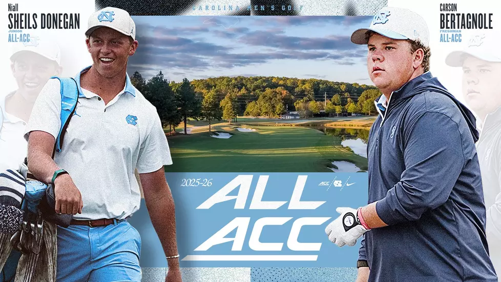 Carson Bertagnole (Freshman Of The Year), Niall Sheils Donegan Named Men's Golf All-ACC Carson Bertagnole (Freshman Of The Year), Niall Sheils Donegan Named Men's Golf All-ACC